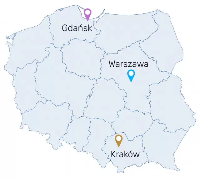 SAT w Polsce można zdawać w trzech miastach w centrach egzaminacyjnych